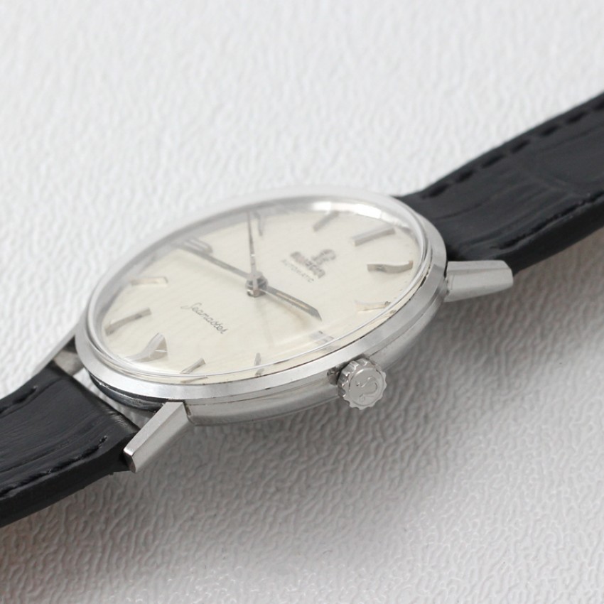 Omega Vintage Seamaster Ref 6065 Stainless Steel Linen Dial